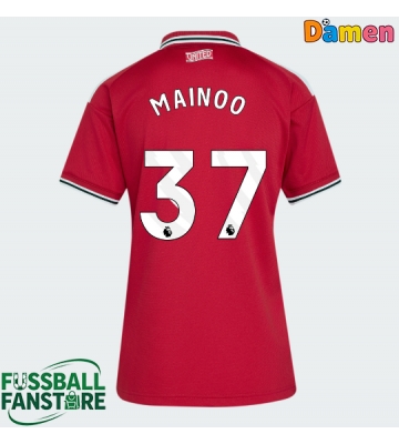 Manchester United Kobbie Mainoo #37 Replik Heimtrikot Damen 2026-27 Kurzarm